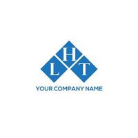 LHT letter logo design on WHITE background. LHT creative initials letter logo concept. LHT letter design. vector