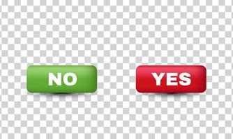 Yes and No button. Feedback concept. Positive feedback concept. Choice  button icon. Vector stock illustration 29933021 Vector Art at Vecteezy