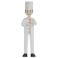 pose de chef 3d png