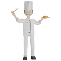 pose de chef 3D png