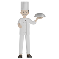 pose de chef 3d png