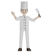 3D Chef Pose png