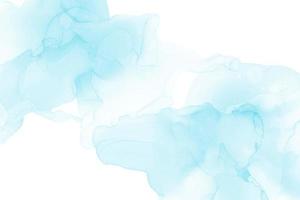 Light blue watercolor acrylic marble backgound vector