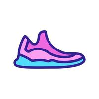 running shoe icon vector outline illustration