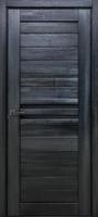 wooden doors in dark style color for modern loft interior and condo apartments flat photo