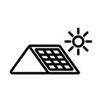 house Roof icon vector. Isolated contour symbol illustration vector