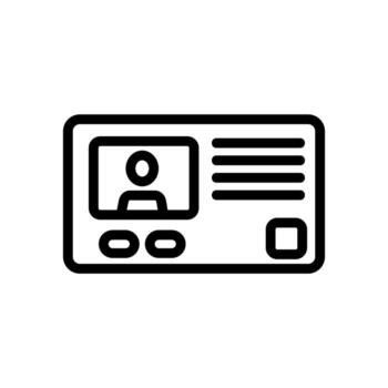 ilustración de contorno de vector de icono de dispositivo de puerta de llamada de intercomunicador