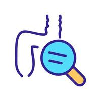 rectal examination icon vector outline illustration