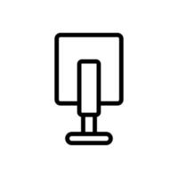 small receiver antenna icon vector outline illustration