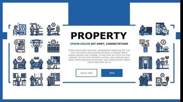 Property Maintenance And Repair Landing Header Vector