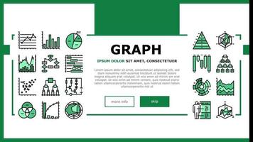 Graph For Analyzing And Research Landing Header Vector