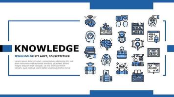 Knowledge And Mind Intelligence Landing Header Vector