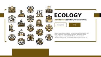 Ecology Protective Technology Landing Header Vector