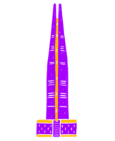 ilustración de elemento gráfico de lotte world tower png