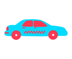 ilustração de elemento gráfico de táxi de nova york png