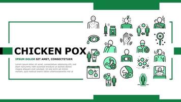 Chicken Pox Disease Landing Header Vector