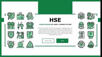 Health Safety Environment Hse Landing Header Vector