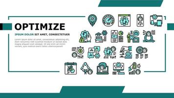 Optimize Operations Landing Header Vector