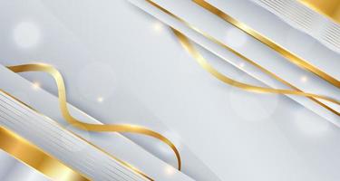 Luxury Gold White Background vector