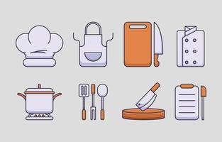 Set of Chef Icon vector