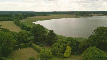 igreja de st botolphs em vista aérea de suffolk video