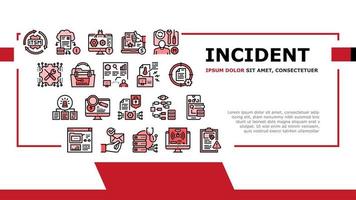 Incident Management Landing Header Vector