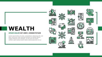 Wealth Finance Capital Landing Header Vector