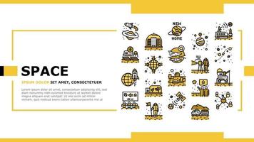 Space Base New Home Landing Header Vector