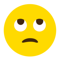 cara de búsqueda insatisfecha emoji archivo png