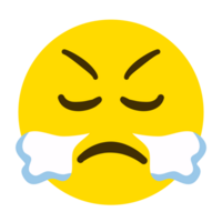 Angry face emoji PNG file