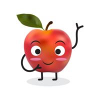 personaggio dei cartoni animati di mela.