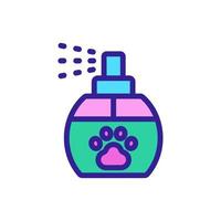 perfume for animal icon vector outline illustration