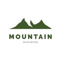 Mountain icon logo design inspiration vector