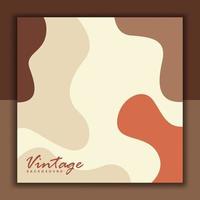 background design template, with an abstract style and vintage colors, suitable for use as a flyer background design vector