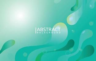 Bubble Wave Fluid Liquid Mint Green Turquoise Abstract Background vector