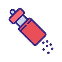 manual pepper shaker icon vector outline illustration