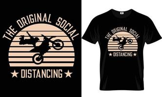 Motorcycle T-shirt Design vector