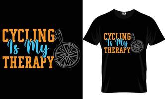 Cycling T shirt Design vector