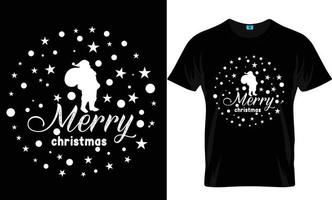 Christmas T-shirt Design vector