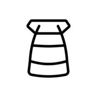 manual kitchen chopper rear view icon vector outline illustration