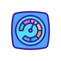 acceleration indicator icon vector outline illustration