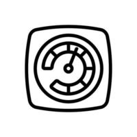 acceleration indicator icon vector outline illustration