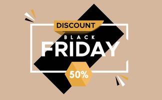 Black Friday sale banner. discount banner. flash sale vector