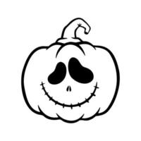 halloween pumpkins Jack O Lanterns faces. pumpkin icon. Scary Halloween pumpkin. vector