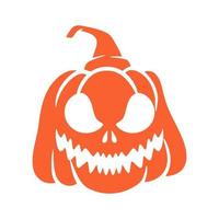 halloween pumpkins Jack O Lanterns faces. pumpkin icon. Scary Halloween pumpkin. vector