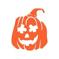 halloween pumpkins Jack O Lanterns faces. pumpkin icon. Scary Halloween pumpkin. vector