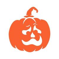 halloween pumpkins Jack O Lanterns faces. pumpkin icon. Scary Halloween pumpkin. vector