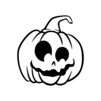 halloween pumpkins Jack O Lanterns faces. pumpkin icon. Scary Halloween pumpkin. vector