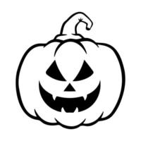 halloween pumpkins Jack O Lanterns faces. pumpkin icon. Scary Halloween pumpkin. vector