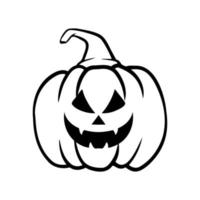 halloween pumpkins Jack O Lanterns faces. pumpkin icon. Scary Halloween pumpkin. vector